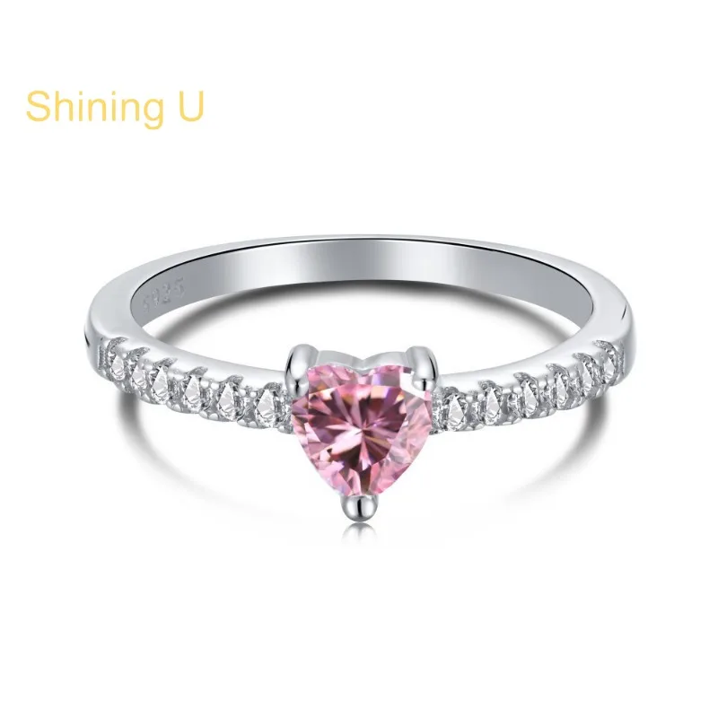 Сияющее U S925 серебряное кольцо с сердцем из высокоуглеродистого бриллианта и драгоценными камнями для женщин, ювелирные изделия на годовщину
Сияющее U S925 серебряное кольцо с сердцем из высокоуглеродистого бриллианта и драгоценными камнями для женщин, ювелирные изделия на годовщину