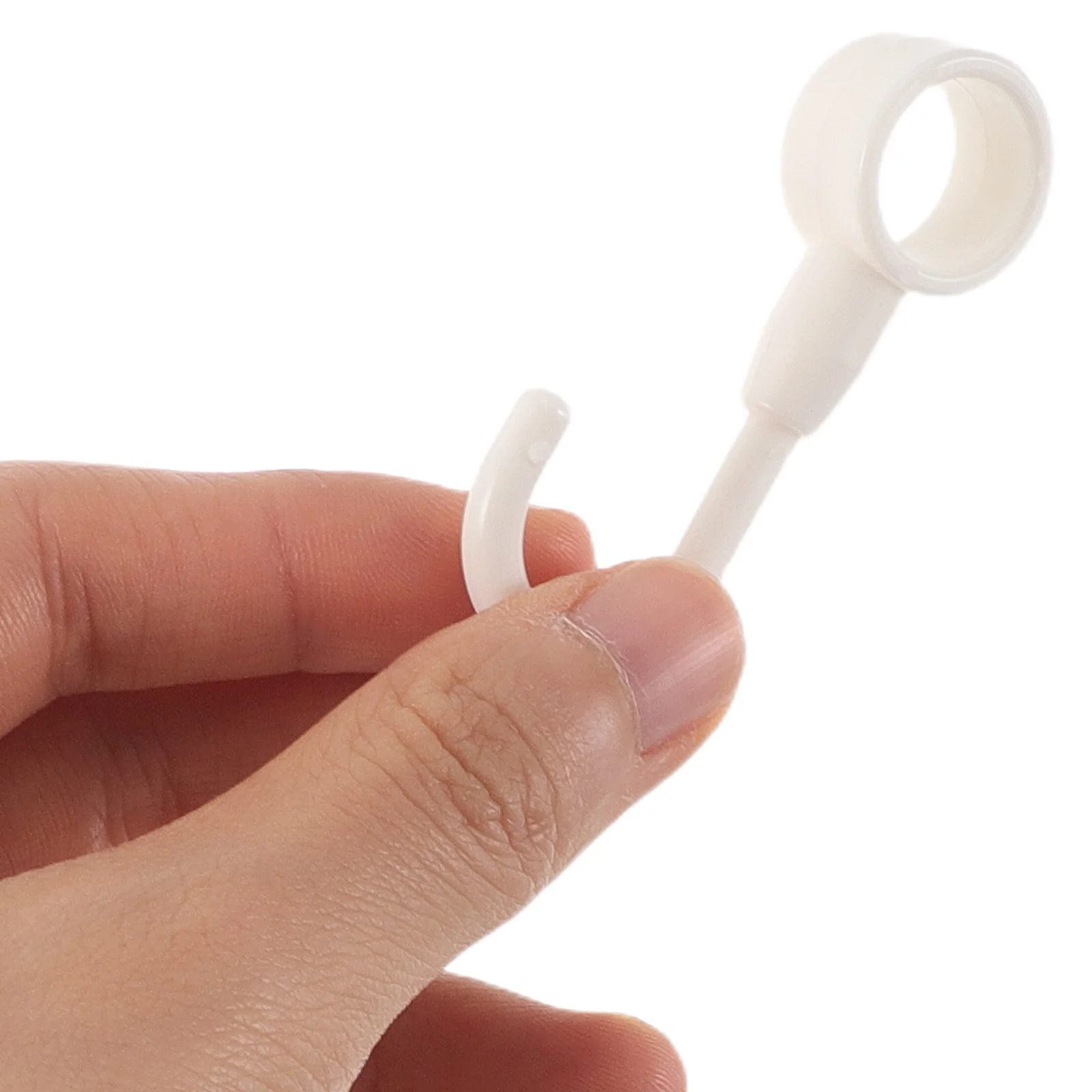 100pcs Multifunctional Hooks Accessories White Plastic Tube 0.47Inch Round Hole For Closet Bathroom Kitchen Workshop Storage
100pcs Multifunctional Hooks Accessories White Plastic Tube 0.47Inch Round Hole For Closet Bathroom Kitchen Workshop Storage