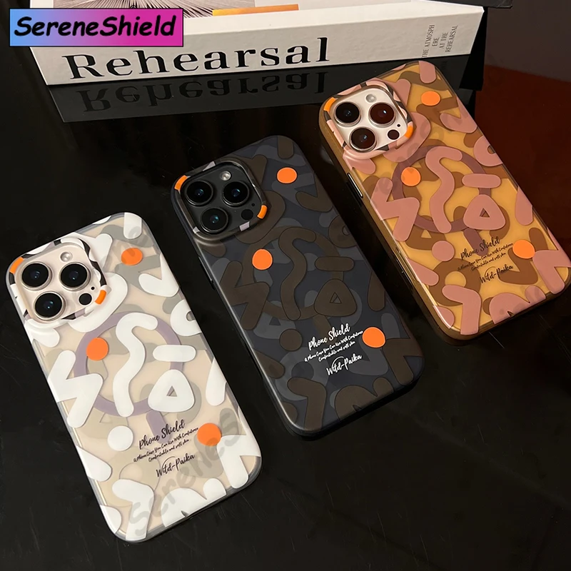 Luxury Designer Fashion Graffiti Case MagSafe for iPhone 16 Pro Max 12 13 14 15 Plus Car Holder Strong Magnetic iPhone16 Cover
Luxury Designer Fashion Graffiti Case MagSafe for iPhone 16 Pro Max 12 13 14 15 Plus Car Holder Strong Magnetic iPhone16 Cover