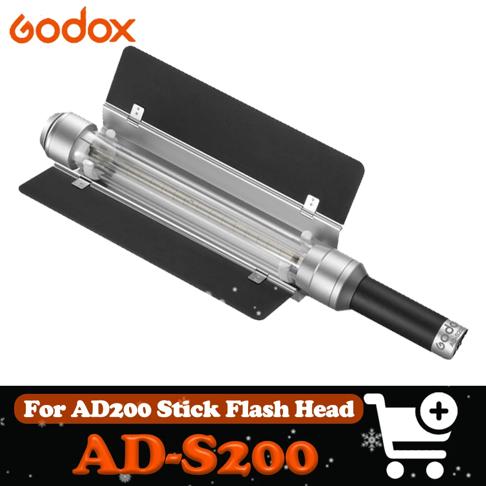 Godox AD-S200 Stick Flash Head 200ws 360° Illuminance Cyclindrical Lighting compatible with AD200 AD200PRO
Godox AD-S200 Stick Flash Head 200ws 360° Illuminance Cyclindrical Lighting compatible with AD200 AD200PRO