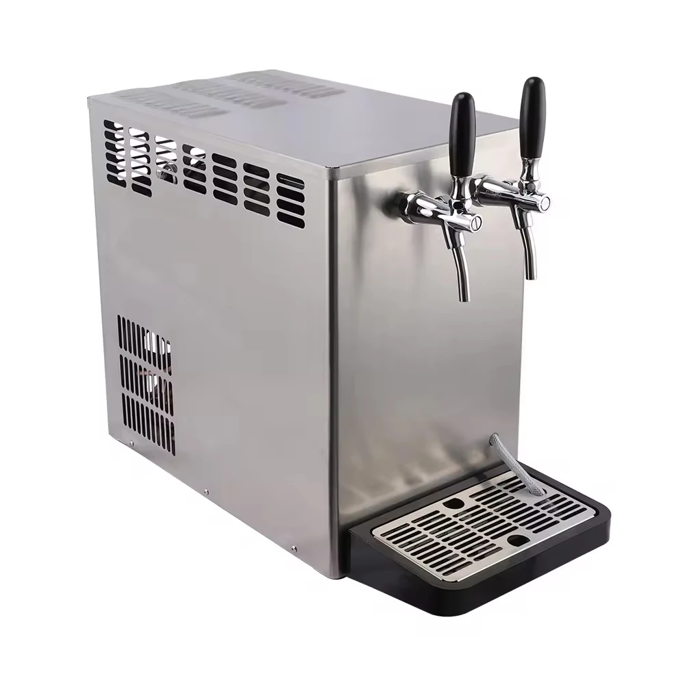 Countertop Draft Beer Cooler - Dual/Single Tap Stainless Steel Dispenser, Temperature Control, Fast Cooling, Easy Clean
Countertop Draft Beer Cooler - Dual/Single Tap Stainless Steel Dispenser, Temperature Control, Fast Cooling, Easy Clean