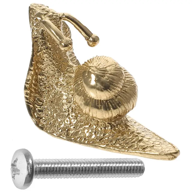 Snail Brass Drawer Cabinet Door Handle Pure Copper Creative Wardrobe Tea Caddy Jewelry Box Drawer Knob Pulls Decor Hardware
Snail Brass Drawer Cabinet Door Handle Pure Copper Creative Wardrobe Tea Caddy Jewelry Box Drawer Knob Pulls Decor Hardware