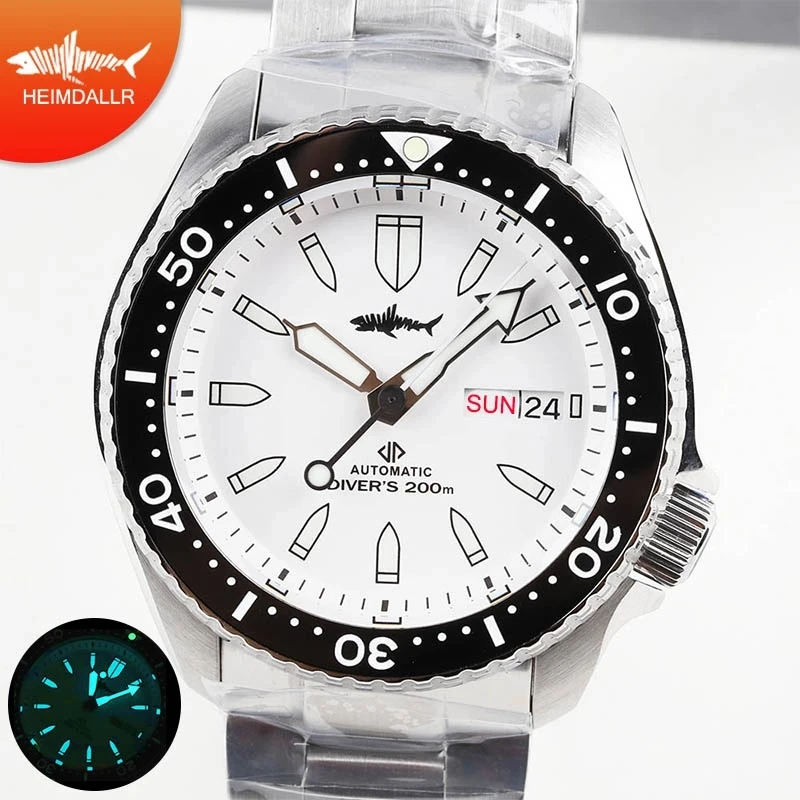 Мужские автоматические часы HEIMDALLR, механические часы Sharkey SKX007 с сапфировым стеклом NH36A, водонепроницаемые часы для дайвера 200 м
Мужские автоматические часы HEIMDALLR, механические часы Sharkey SKX007 с сапфировым стеклом NH36A, водонепроницаемые часы для дайвера 200 м