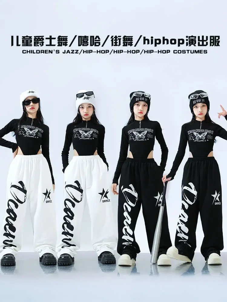Girl Hip Hop Crop Top Letter Cargo Pants Children Stage Costumes Kids Streetwear Jazz K-pop Street Dance Girl Group Clothes Sets
Girl Hip Hop Crop Top Letter Cargo Pants Children Stage Costumes Kids Streetwear Jazz K-pop Street Dance Girl Group Clothes Sets