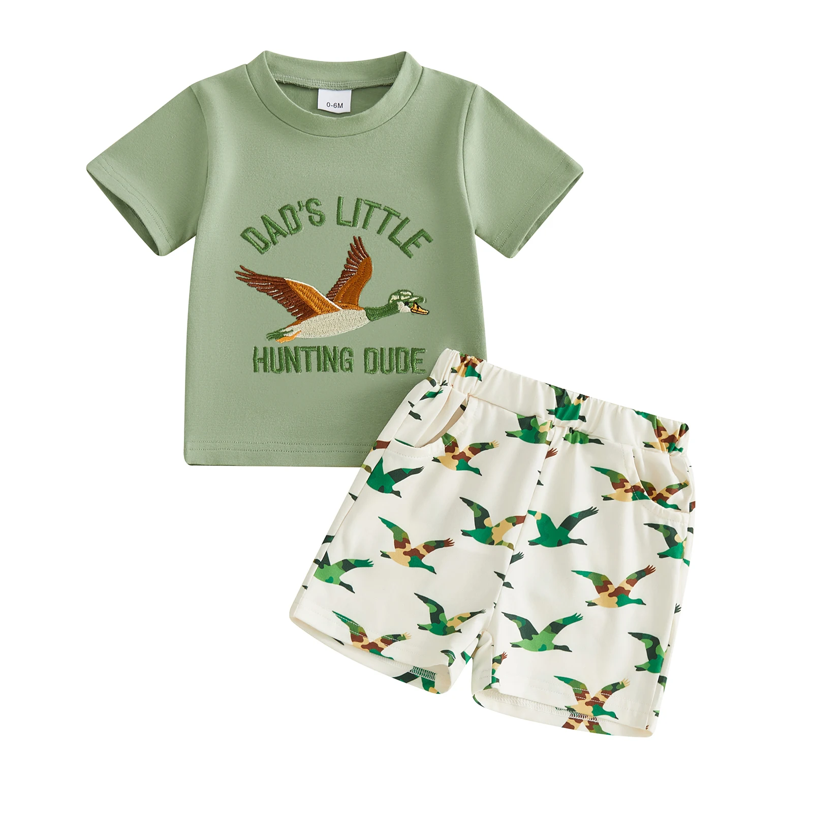 Милые летние наряды для маленьких мальчиков с забавным принтом животных, футболка с короткими рукавами и комплект шорт в тон для игр.
Милые летние наряды для маленьких мальчиков с забавным принтом животных, футболка с короткими рукавами и комплект шорт в тон для игр.