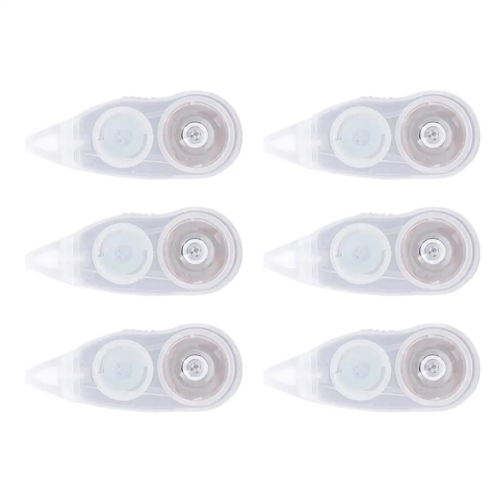 6 Pcs Tape Adhesive Tapes Practical for Students Practical Correction Tape Small Size Lightweight Portable
6 Pcs Tape Adhesive Tapes Practical for Students Practical Correction Tape Small Size Lightweight Portable