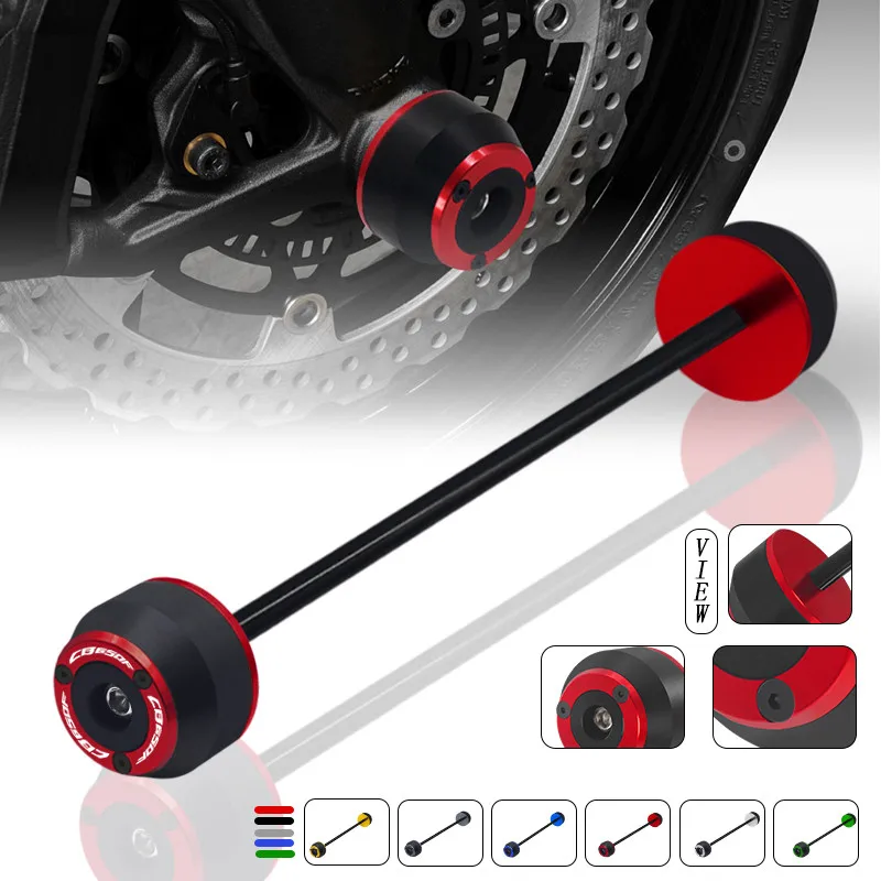 cb650f Motorcycle Front & Rear Axle Fork Crash Sliders Wheel Protection For CB650F CB 650F 2014-2025 Accessories
cb650f Motorcycle Front & Rear Axle Fork Crash Sliders Wheel Protection For CB650F CB 650F 2014-2025 Accessories