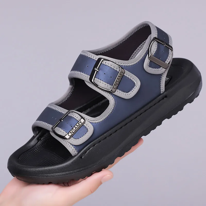 Summer men's open toed sandals, beach shoes, lightweight EVA sole, trendy casual, non slip, handmade large size 48-49 sandals
Summer men's open toed sandals, beach shoes, lightweight EVA sole, trendy casual, non slip, handmade large size 48-49 sandals