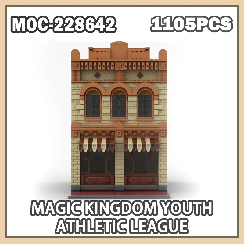 MOC-228642 Modern brick house Magic Kingdom Youth Athletic League Building Block Model Brick Set Creative XMAS Gifts DIY 1105PCS
MOC-228642 Modern brick house Magic Kingdom Youth Athletic League Building Block Model Brick Set Creative XMAS Gifts DIY 1105PCS