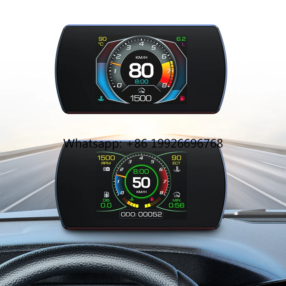 Новый автомобильный диагностический прибор: электронный 2-в-1 HUD-спидометр P12 (проекционный дисплей) для автоаксессуаров
Новый автомобильный диагностический прибор: электронный 2-в-1 HUD-спидометр P12 (проекционный дисплей) для автоаксессуаров