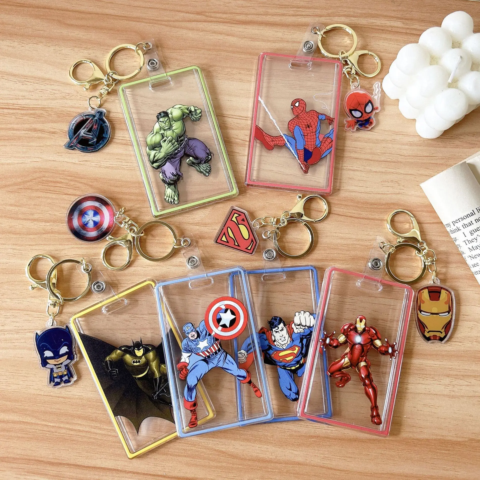 New Spiderman Transparent Card Holder for Students - Fully Transparent Waterproof Sliding Cover Style Perfect as a Holiday Gift
New Spiderman Transparent Card Holder for Students - Fully Transparent Waterproof Sliding Cover Style Perfect as a Holiday Gift