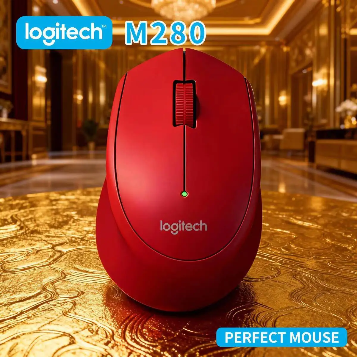 Logitech M280 Ergonomic Wireless Mouse 1000 DPI Optical Tracking 18-Month Battery 10m Range for Mac Windows Linux Home Office
Logitech M280 Ergonomic Wireless Mouse 1000 DPI Optical Tracking 18-Month Battery 10m Range for Mac Windows Linux Home Office