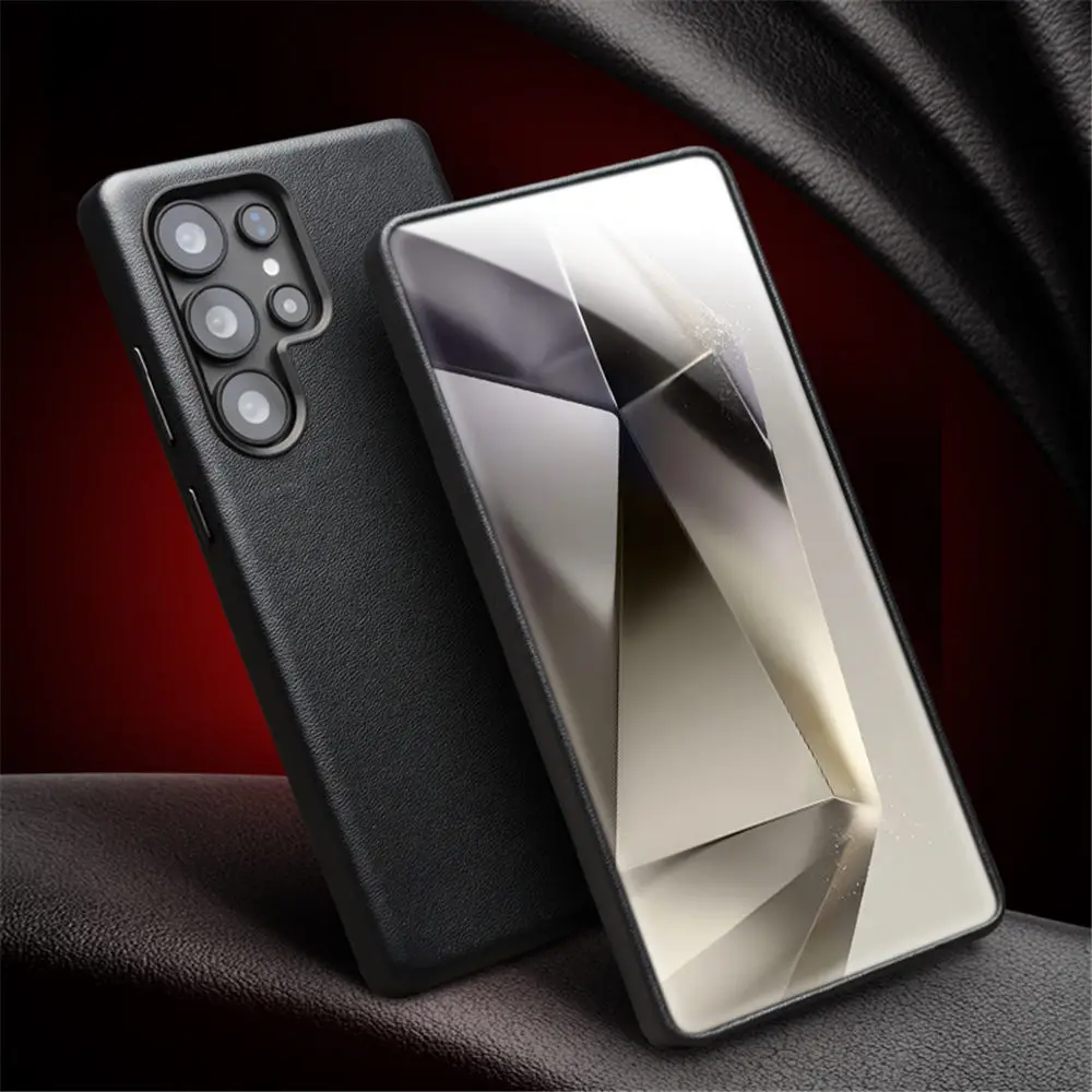 Premium Natural Cowhide Leather Case For Samsung Galaxy S25 Ultra Magnetic Business Cover
Premium Natural Cowhide Leather Case For Samsung Galaxy S25 Ultra Magnetic Business Cover