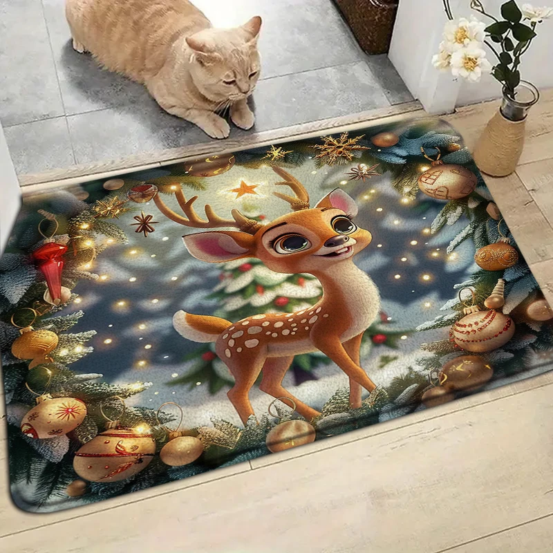 Маленький ковер на Рождество с веселыми словами, домашний декор, спальня, гостиная, прихожая, напольный коврик, ковер для кухни, ванной комнаты
Маленький ковер на Рождество с веселыми словами, домашний декор, спальня, гостиная, прихожая, напольный коврик, ковер для кухни, ванной комнаты