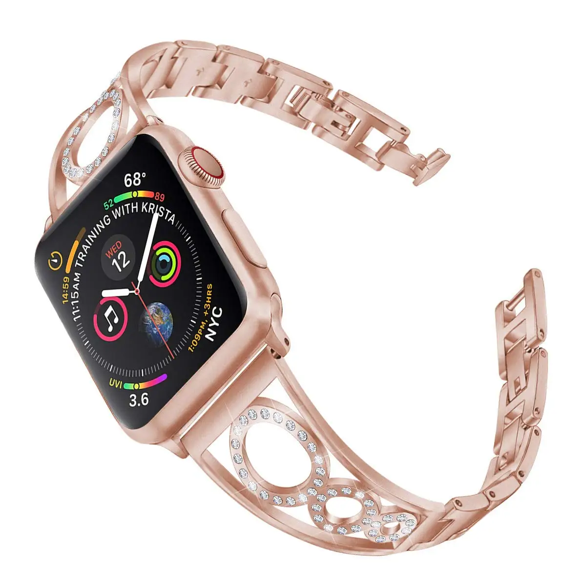 Двойной круглый браслет с бриллиантами, металлический ремешок для Apple Smart Luxury Watch Band Series 10, 42 мм, 46 мм, 41 мм, 45 мм
Двойной круглый браслет с бриллиантами, металлический ремешок для Apple Smart Luxury Watch Band Series 10, 42 мм, 46 мм, 41 мм, 45 мм
