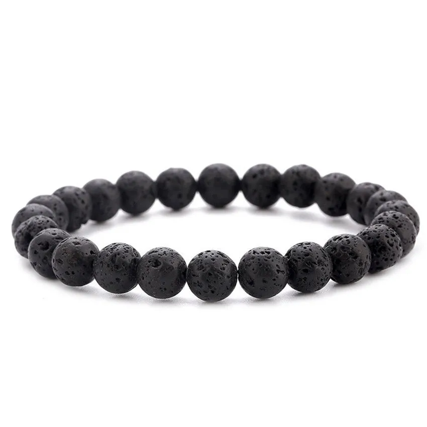 8mm Black Lava Stone Bracelet 7.5inches Eco-Friendly Party Bohemian Cuff Men
8mm Black Lava Stone Bracelet 7.5inches Eco-Friendly Party Bohemian Cuff Men