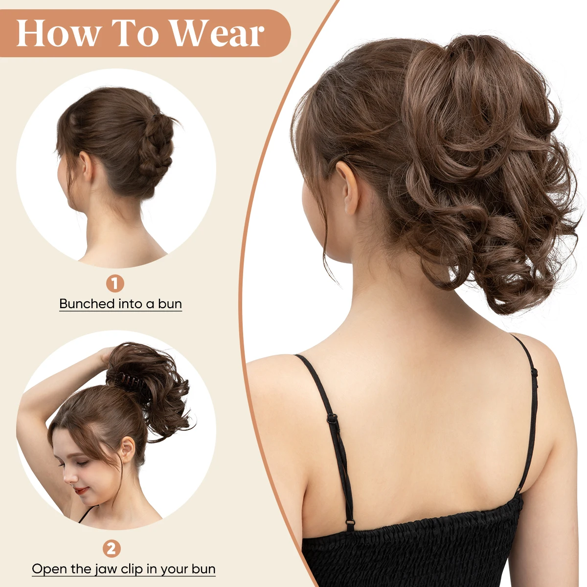 SARLA Premium Synthetic Diy Claw Clip In Ponytail Extensions Hairpiece Hair Bun Fake Blonde Natural Hair False Pigtail P026
SARLA Premium Synthetic Diy Claw Clip In Ponytail Extensions Hairpiece Hair Bun Fake Blonde Natural Hair False Pigtail P026