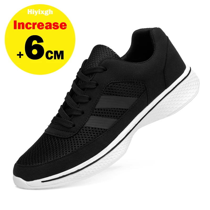 Men Sneakers Mesh Breathable 6cm Optional Heightening Shoes For Man Black Elevator Shoes Outdoor Casual Tenis Running Shoes
Men Sneakers Mesh Breathable 6cm Optional Heightening Shoes For Man Black Elevator Shoes Outdoor Casual Tenis Running Shoes