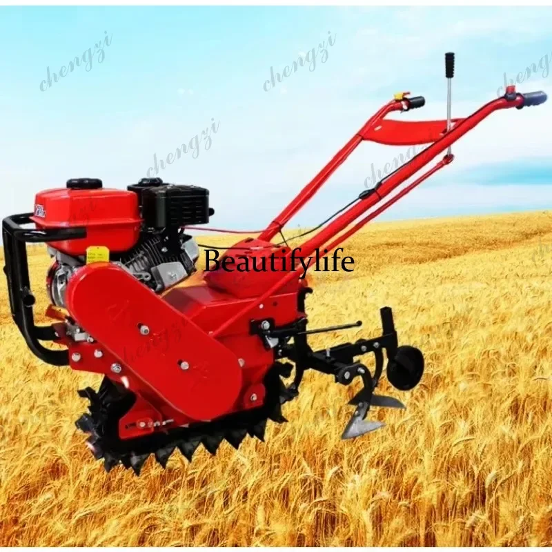 A172 Crawler type micro tiller agricultural multifunctional water and dry dual-purpose ditching and soil turning plowing machine
A172 Crawler type micro tiller agricultural multifunctional water and dry dual-purpose ditching and soil turning plowing machine