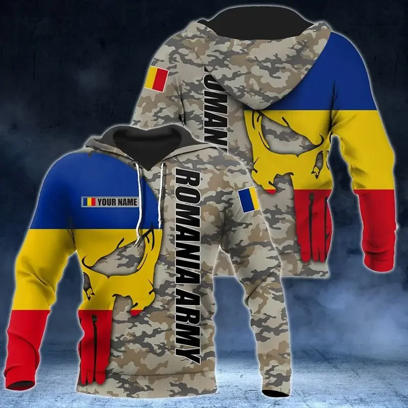 Custom Name Romania Camouflage Hoodies For Male Loose Men's Fashion Sweatshirts Boy Casual Clothing Oversized Streetwear
Custom Name Romania Camouflage Hoodies For Male Loose Men's Fashion Sweatshirts Boy Casual Clothing Oversized Streetwear