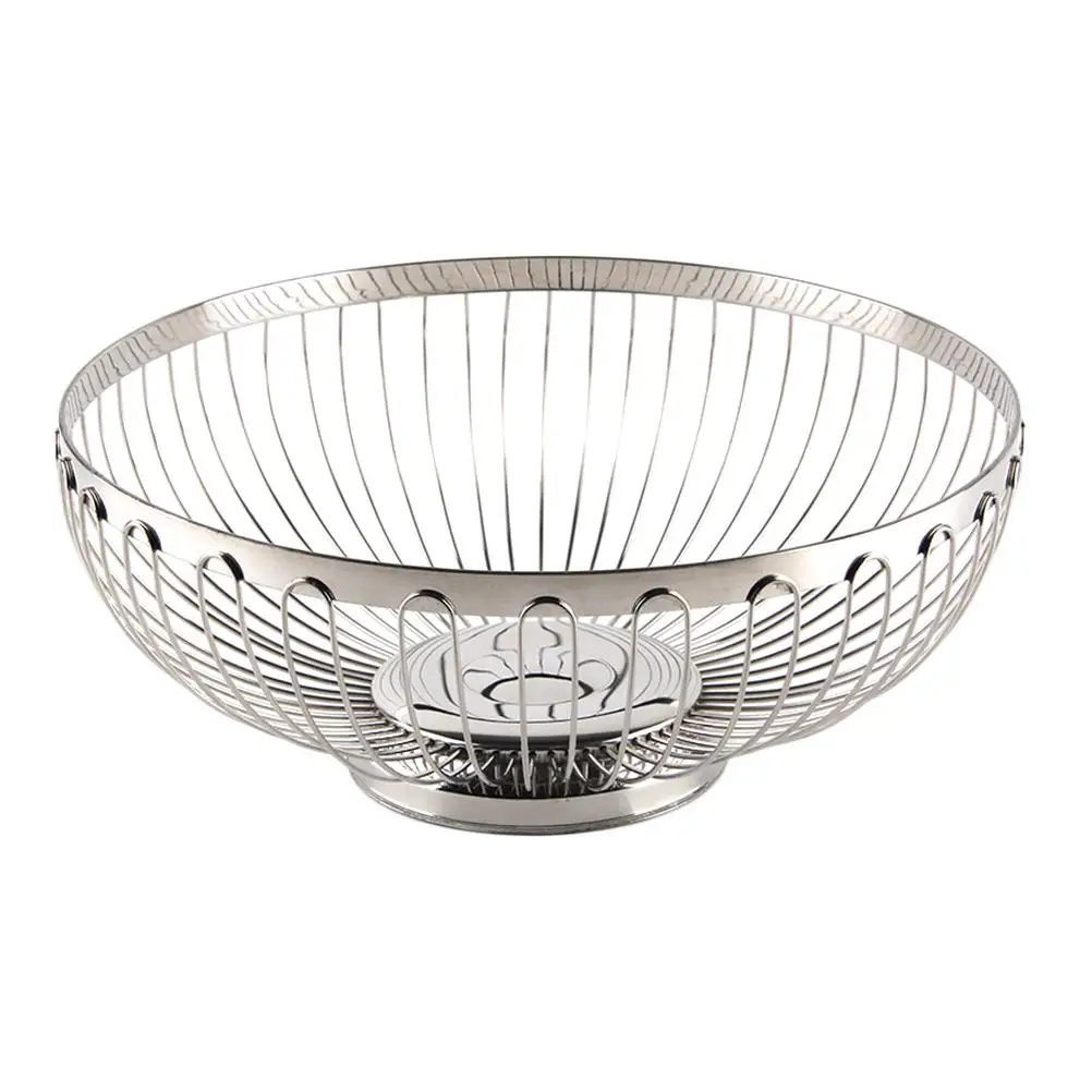 Stainless Steel Fruit Basket Vegetable Washing Tray Large Capacity Kitchen Decor Wire Bowl Holder for Dining Room Bar
Stainless Steel Fruit Basket Vegetable Washing Tray Large Capacity Kitchen Decor Wire Bowl Holder for Dining Room Bar