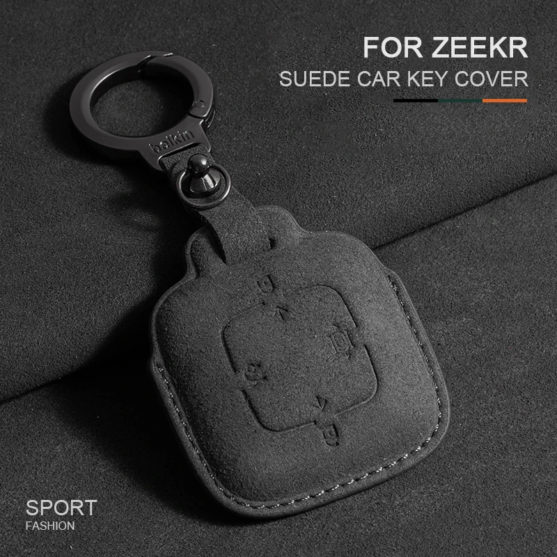 4 Buttons Suede Leather Car Remote Key Case Cover For ZEEKR X 001 007 009 7X MIX Full Protector Shell Fob Keychain Accessories
4 Buttons Suede Leather Car Remote Key Case Cover For ZEEKR X 001 007 009 7X MIX Full Protector Shell Fob Keychain Accessories