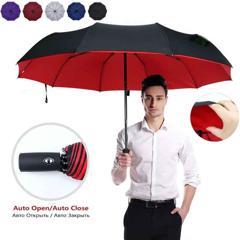 Luxury Business Male Large Rain Parasol Windproof Double Layer Resistant Umbrella Fully Automatic Umbrellas Men Women 10K Strong
Luxury Business Male Large Rain Parasol Windproof Double Layer Resistant Umbrella Fully Automatic Umbrellas Men Women 10K Strong