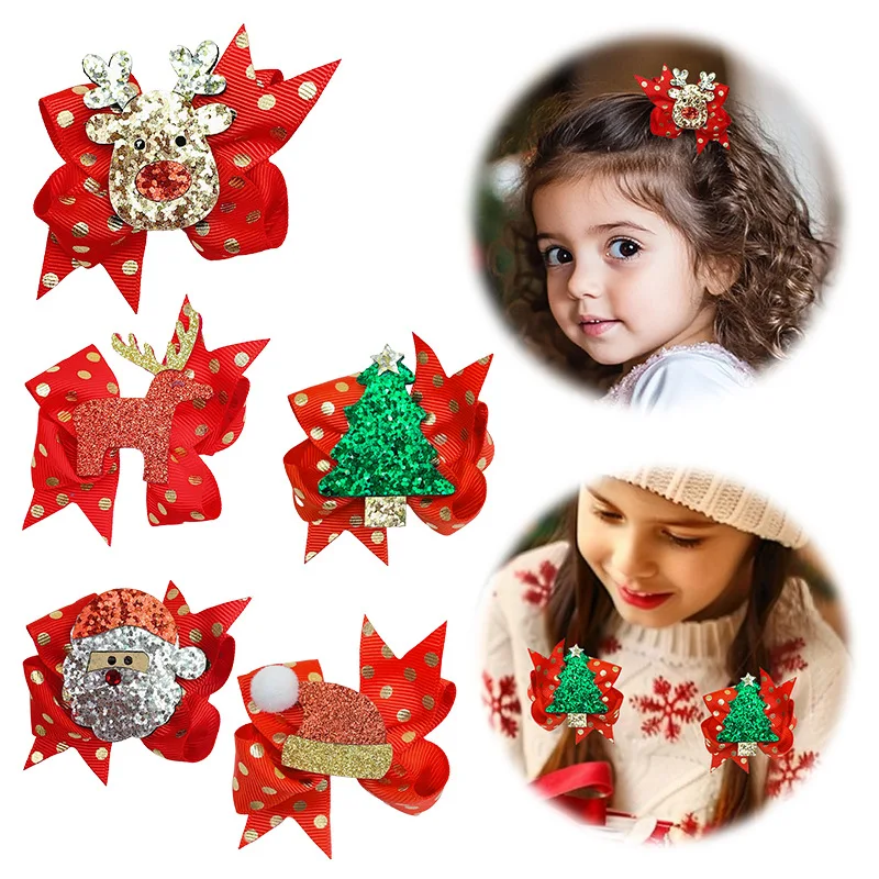36pcs Baby Girl Christmas Tree & Santa Reindeer Hair Bows Hair Clips Accessory Set Hairpins Barrettes - Hair Accessories for Kid
36pcs Baby Girl Christmas Tree & Santa Reindeer Hair Bows Hair Clips Accessory Set Hairpins Barrettes - Hair Accessories for Kid