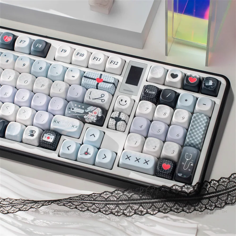Bandage Puppy Key Cap Set PBT 131 Key Cute MOA Key Cap Thermal Sublimation for 60/84/98/108 Mechanical Keyboards
Bandage Puppy Key Cap Set PBT 131 Key Cute MOA Key Cap Thermal Sublimation for 60/84/98/108 Mechanical Keyboards