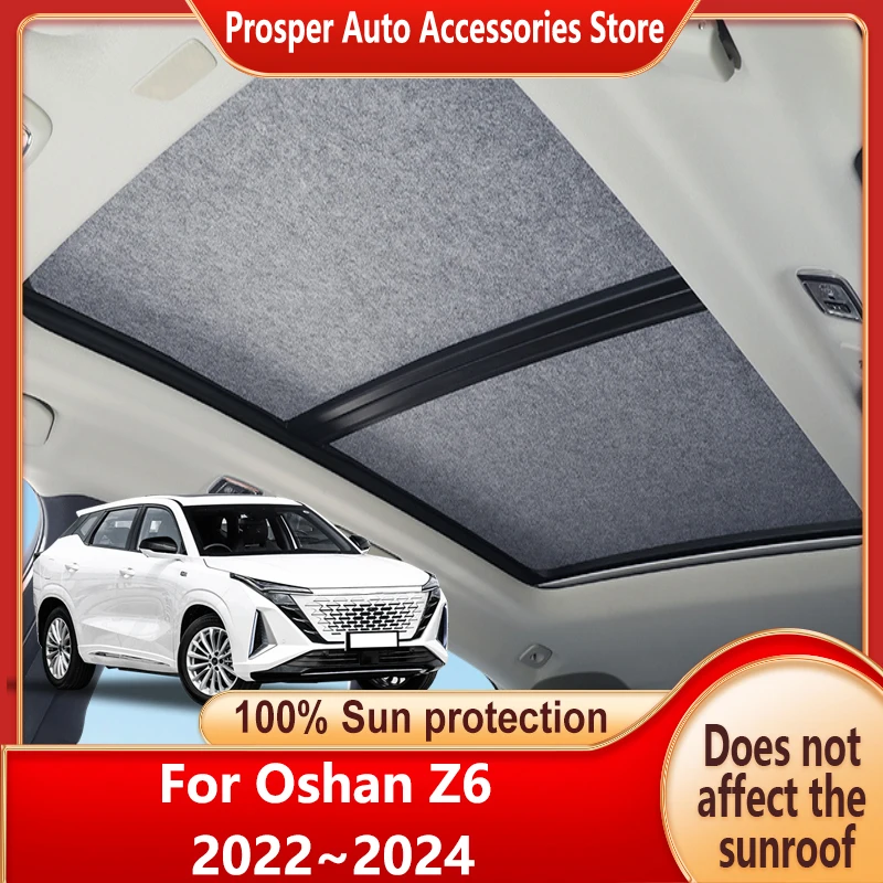 Car Panoramic Sunroof Insulation Roof Visor For Oshan Z6 2022~2024 2023 Sun Protection Adsorption Sky Curtain Sunshade Anti-UV
Car Panoramic Sunroof Insulation Roof Visor For Oshan Z6 2022~2024 2023 Sun Protection Adsorption Sky Curtain Sunshade Anti-UV
