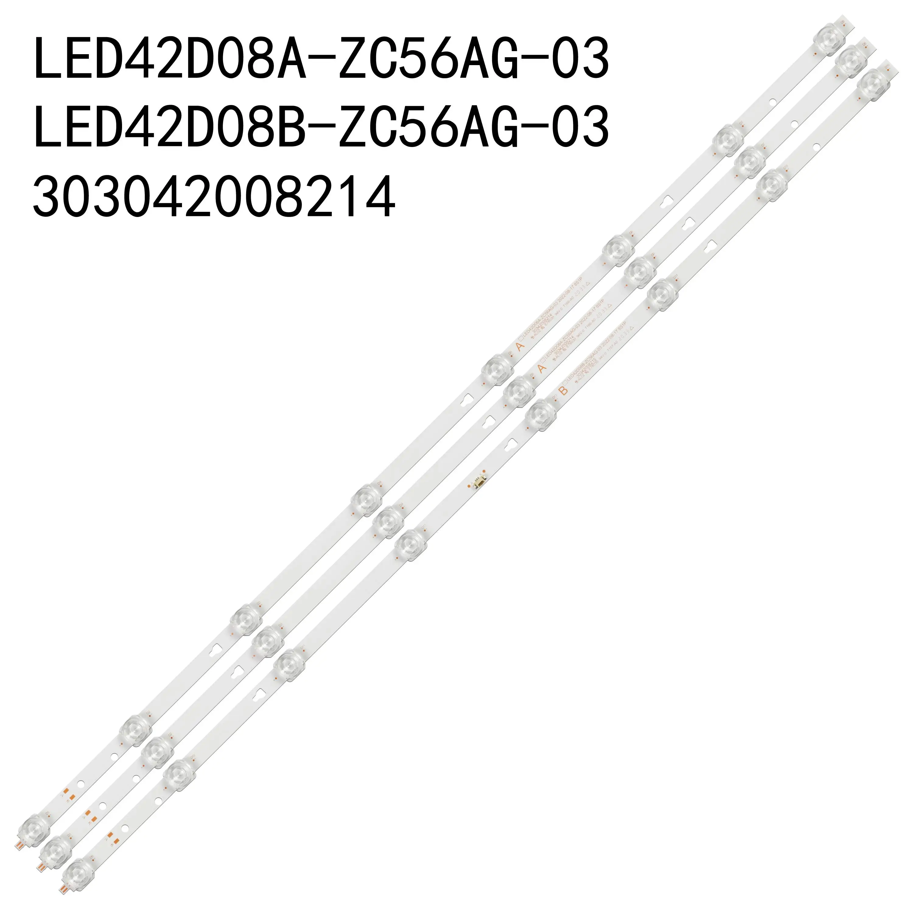 3Pcs/Set LED Backlight Strip For Haier LED42D08A-ZC56AG-03 30342008214 LE43C61 43v31 N43 LED42D08 42D8 42D08
3Pcs/Set LED Backlight Strip For Haier LED42D08A-ZC56AG-03 30342008214 LE43C61 43v31 N43 LED42D08 42D8 42D08