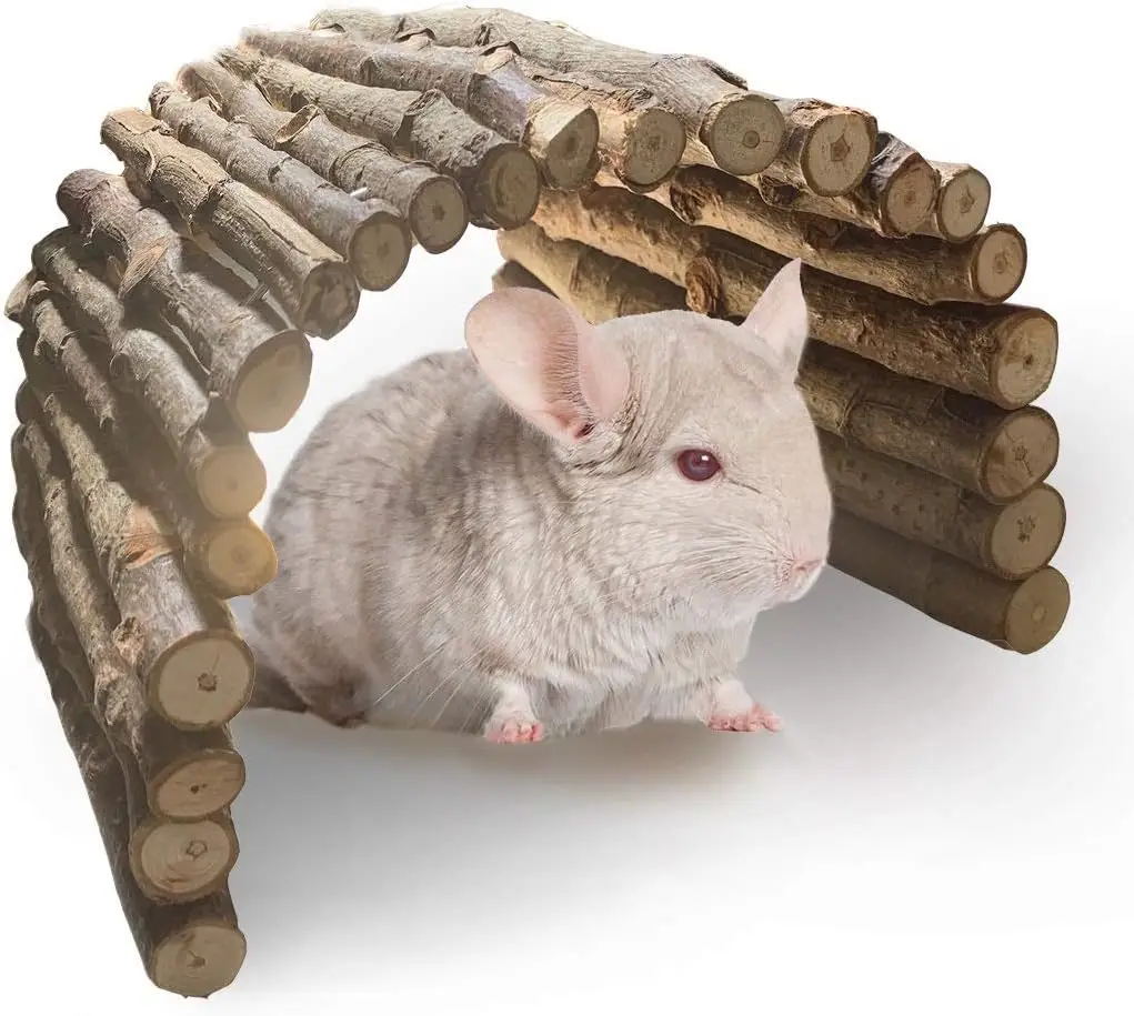 Flexible Wooden Ladder Bridge for Small Pets - 20x11.8in, Bendable Tunnel & Hideout
Flexible Wooden Ladder Bridge for Small Pets - 20x11.8in, Bendable Tunnel & Hideout