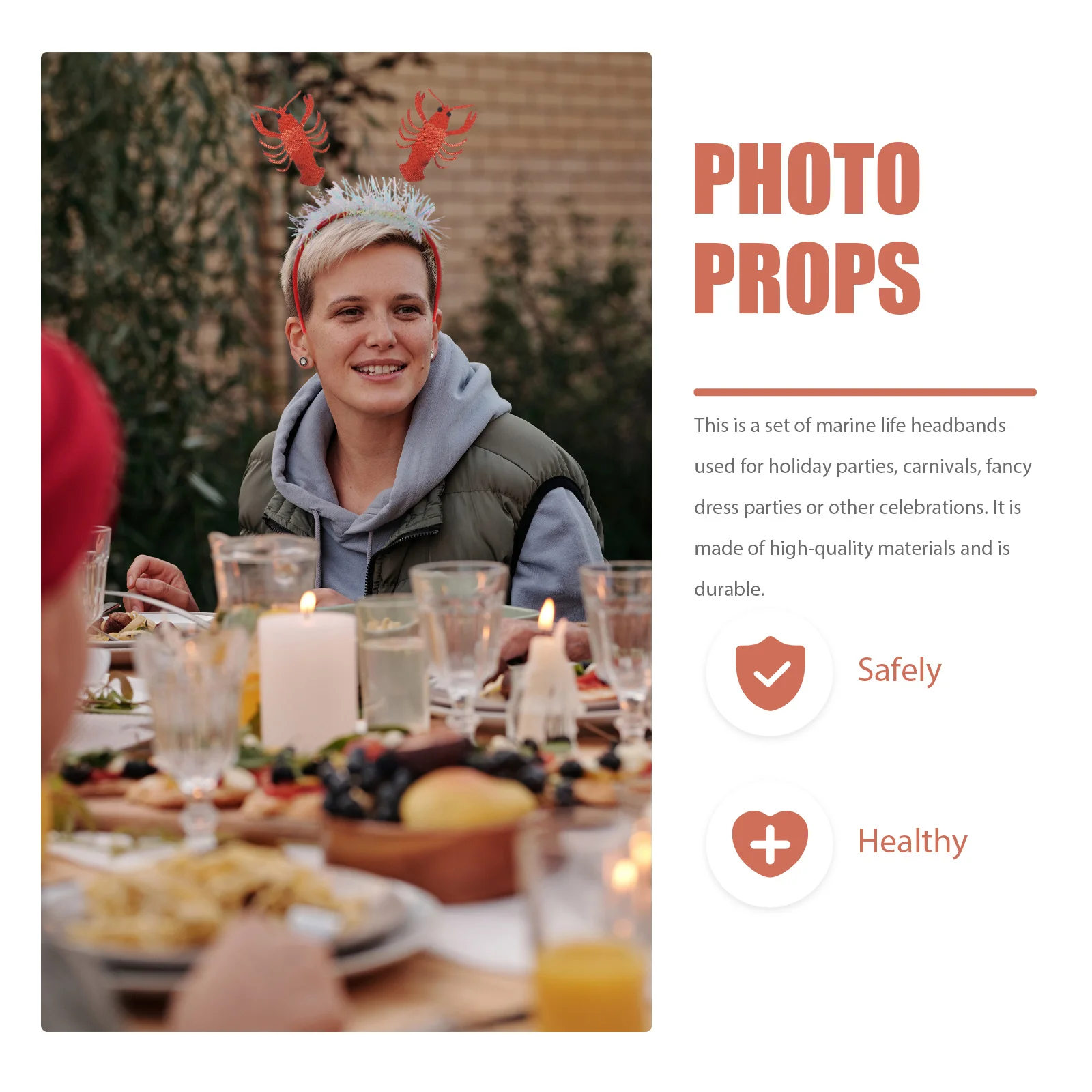 2 шт., повязки для волос с крабом-лобстером, морская жизнь, тема, креативный вечерние карнавальный костюм, обручи для волос, декоративный головной убор, реквизит
2 шт., повязки для волос с крабом-лобстером, морская жизнь, тема, креативный вечерние карнавальный костюм, обручи для волос, декоративный головной убор, реквизит