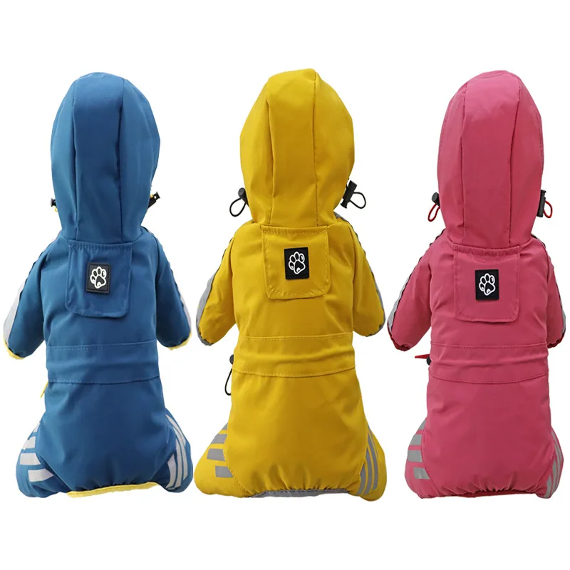 Waterproof Reflective Dog Rain Jacket with Hood 3 Colors Pet Raincoat for Safety Birthday Gift
Waterproof Reflective Dog Rain Jacket with Hood 3 Colors Pet Raincoat for Safety Birthday Gift