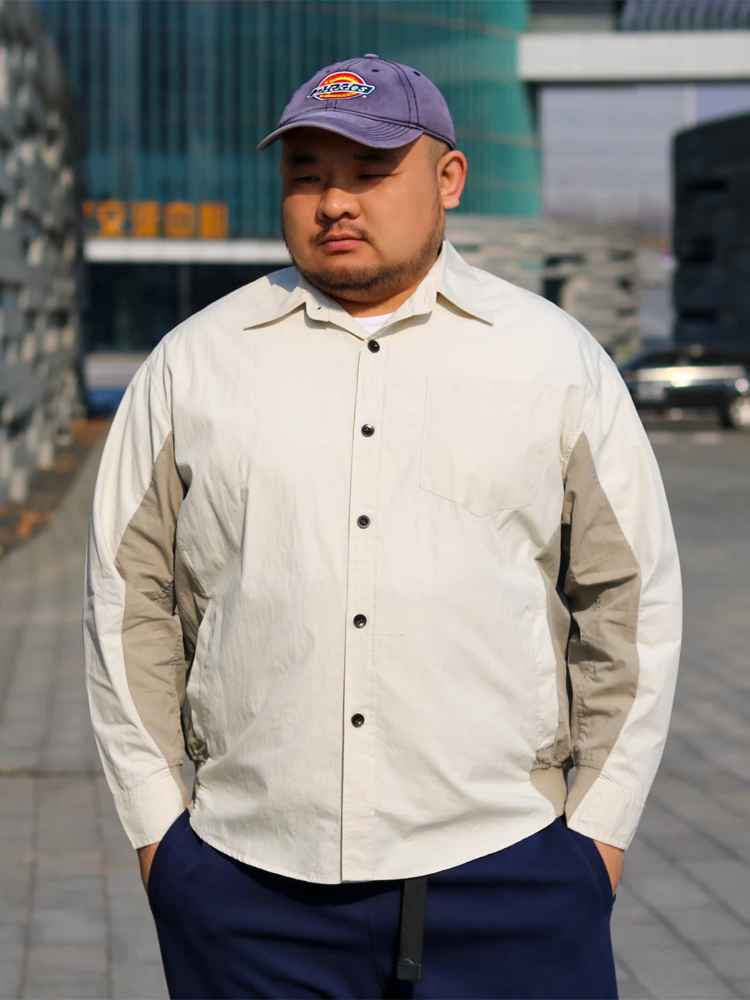 Loose Long Sleeve Men's Workwear Shirt Spring 2026 Cityboy Style Color Block Splicing Fashionable Breathable Cotton Blend
Loose Long Sleeve Men's Workwear Shirt Spring 2026 Cityboy Style Color Block Splicing Fashionable Breathable Cotton Blend