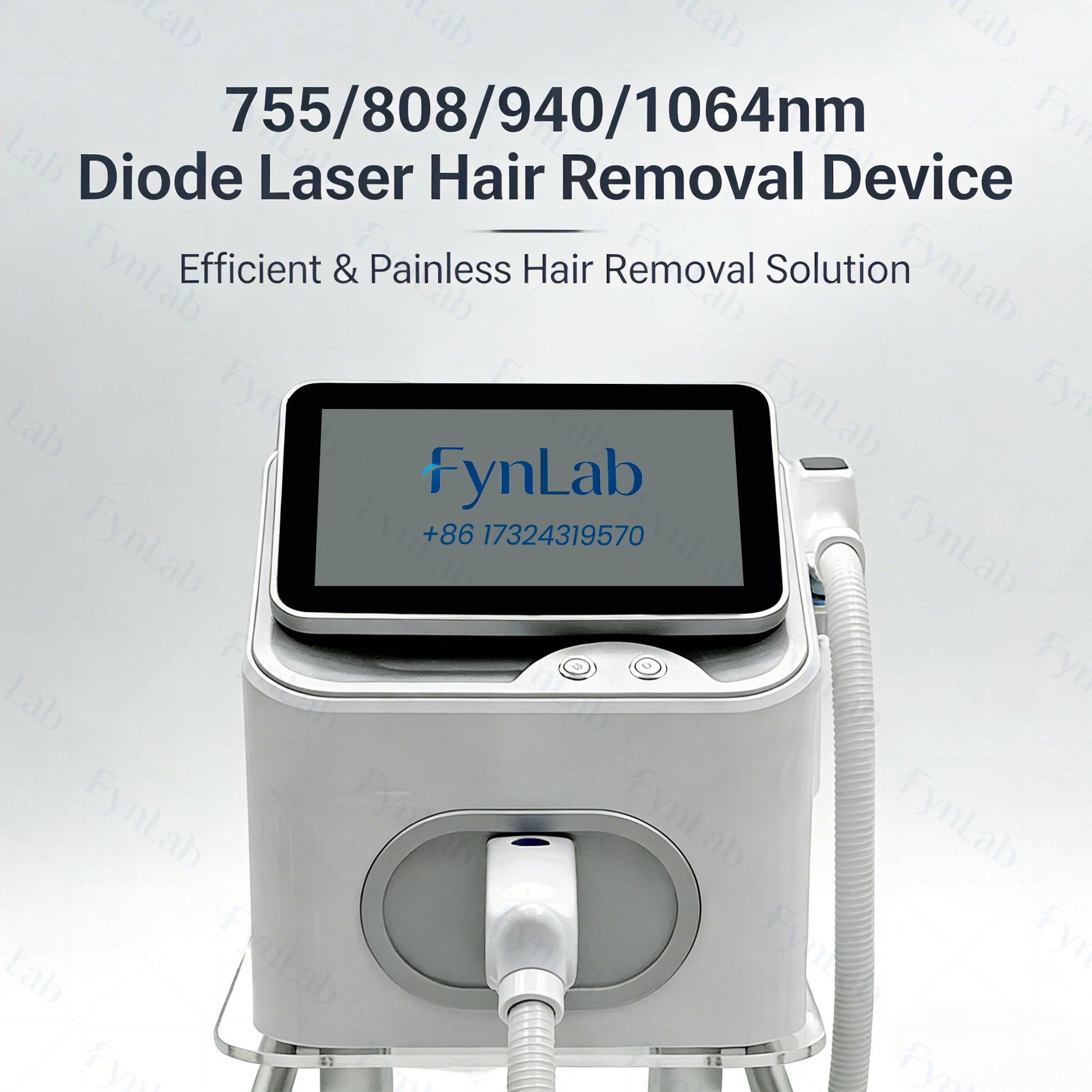 Профессиональный диодный лазер для удаления волос с 4 длинами волн (755 нм, 808 нм, 940 нм, 1064 нм), с охлаждением Ice Cooling, безболезненный, для перманентного удаления волос
Профессиональный диодный лазер для удаления волос с 4 длинами волн (755 нм, 808 нм, 940 нм, 1064 нм), с охлаждением Ice Cooling, безболезненный, для перманентного удаления волос