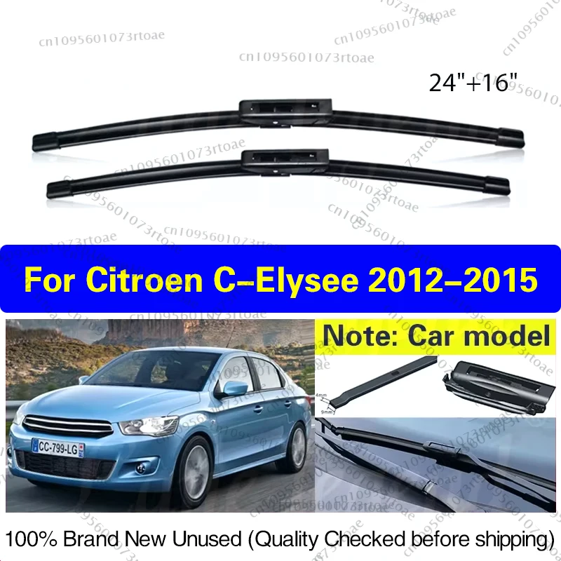 Car Front Wiper Blades Windshield Windscreen Clean Naturl Rubber Car Wipers Accessories 24"+16" For Citroen C Elysee 2012 - 2015
Car Front Wiper Blades Windshield Windscreen Clean Naturl Rubber Car Wipers Accessories 24"+16" For Citroen C Elysee 2012 - 2015