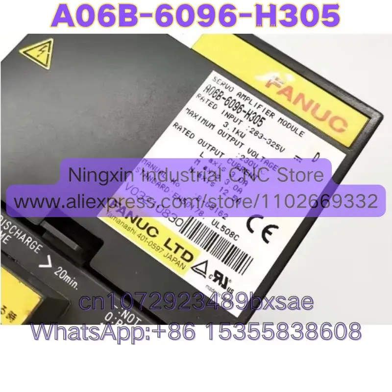 High-quality Goods A06B-6096-H305 A06B 6096 H305 Second-hand Servo Amplifier Module Tested OK
High-quality Goods A06B-6096-H305 A06B 6096 H305 Second-hand Servo Amplifier Module Tested OK