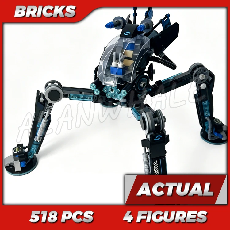 518pcs Shinobi Water Mech Hover-pad-style Feet Shark Soldiers 10717 Building Kits Toys Compatible With Mode
518pcs Shinobi Water Mech Hover-pad-style Feet Shark Soldiers 10717 Building Kits Toys Compatible With Mode