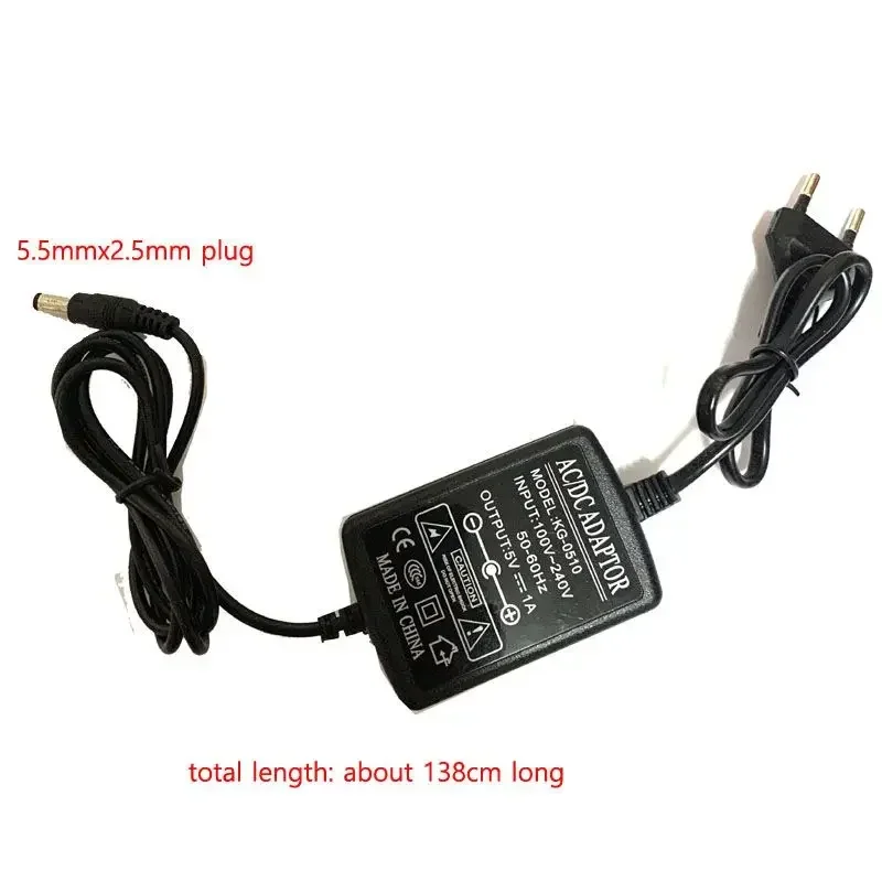 AC 100V-240V to DC 5V 1A 1000mA UPS Power Battery Charger Adapter 5.5x2.5mm Plug for Xiaomi Fluorite Surveillance Monitor Camera
AC 100V-240V to DC 5V 1A 1000mA UPS Power Battery Charger Adapter 5.5x2.5mm Plug for Xiaomi Fluorite Surveillance Monitor Camera