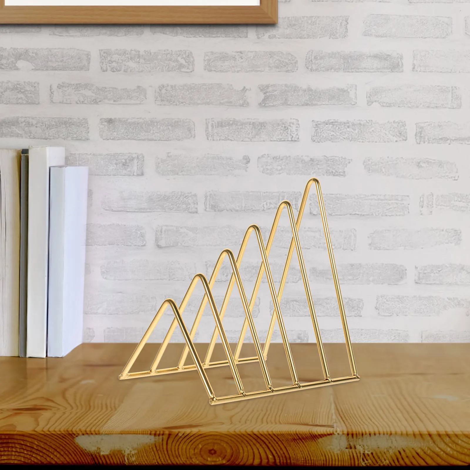 Lightweight Iron Art Desktop Book Rack File ganizer Metal Bookshelf Accessories Storage Solution for Home Office Classroom 
Lightweight Iron Art Desktop Book Rack File ganizer Metal Bookshelf Accessories Storage Solution for Home Office Classroom