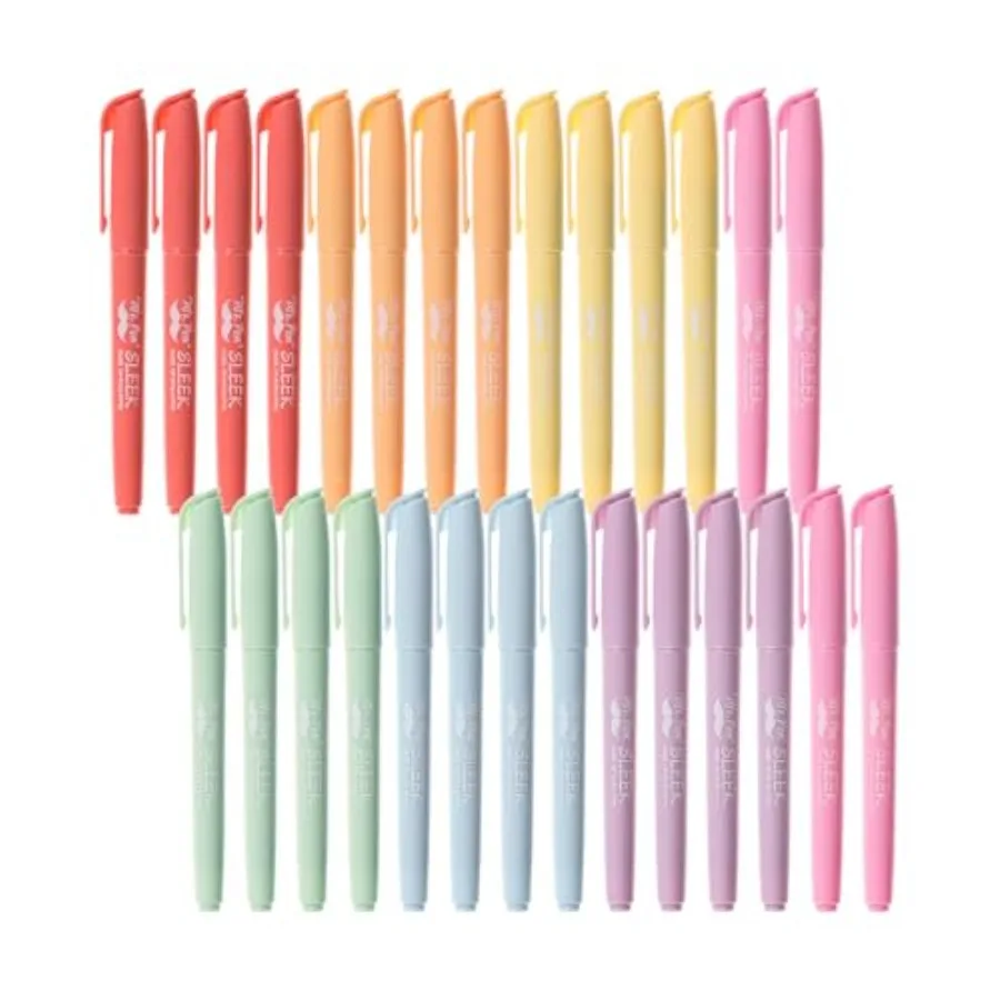 Highlighters - 28 Pack Assorted Colors, Colored Highlighters Set
Highlighters - 28 Pack Assorted Colors, Colored Highlighters Set