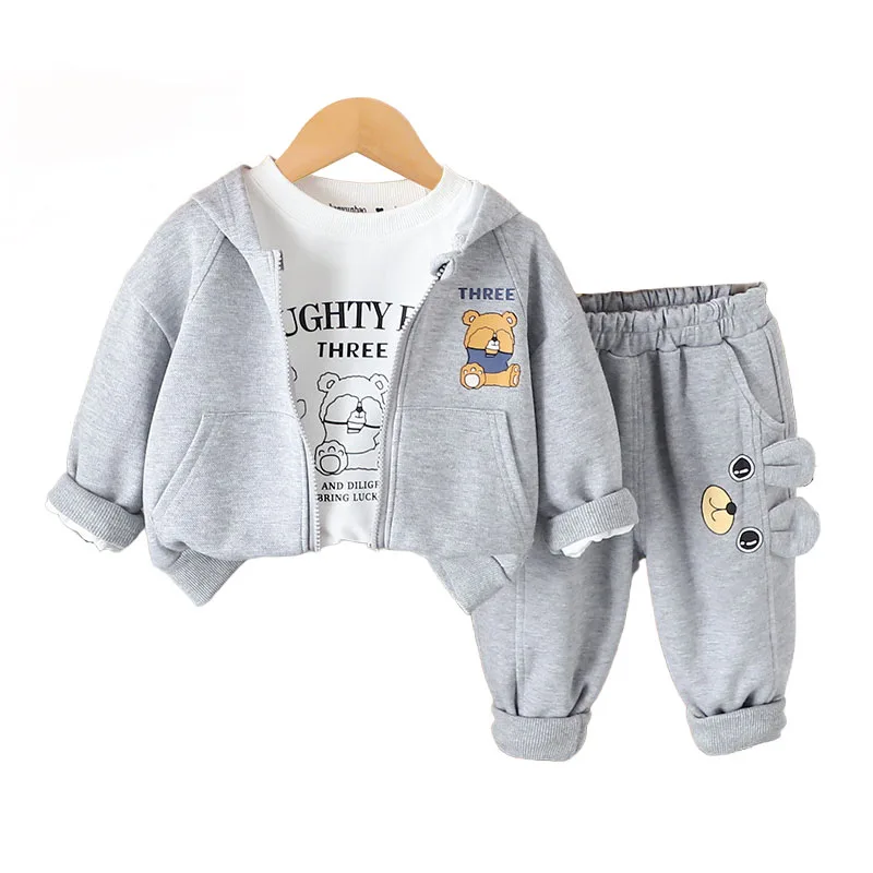 Kids Outfits 2024 Autumn Baby Boy Clothes 12 To 18 Months Casual Cartoon Hooded Jackets + T-shirts + Pants Boys Tracksuit Set
Kids Outfits 2024 Autumn Baby Boy Clothes 12 To 18 Months Casual Cartoon Hooded Jackets + T-shirts + Pants Boys Tracksuit Set