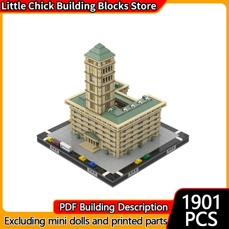 Модель City Street View MOC, строительные кирпичи, Микрополис, городской зал, модульная технология, детские праздничные подарки, сборные игрушки, костюм
Модель City Street View MOC, строительные кирпичи, Микрополис, городской зал, модульная технология, детские праздничные подарки, сборные игрушки, костюм