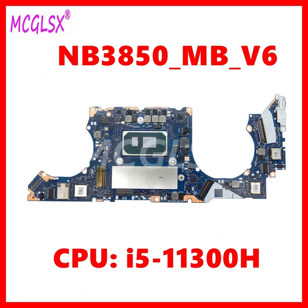 NB3850_MB_V6 Notebook Mainboard For Samung NB3850_MB_V6 Laptop Motherboard With i5-11300H CPU
NB3850_MB_V6 Notebook Mainboard For Samung NB3850_MB_V6 Laptop Motherboard With i5-11300H CPU