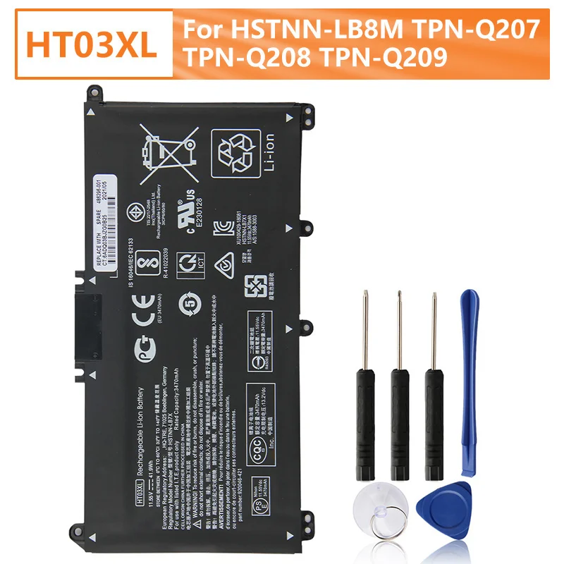 Replacement Battery HT03XL HT03XL HSTNN-LB8M For HP 250 G7 255 G7 TPN-C136 TPN-C139 14-CE0028TX 15-CS0037TX 14S-DP0004AU Series
Replacement Battery HT03XL HT03XL HSTNN-LB8M For HP 250 G7 255 G7 TPN-C136 TPN-C139 14-CE0028TX 15-CS0037TX 14S-DP0004AU Series