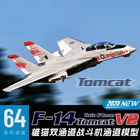 Freewing F-14 Tomcat Twin V2 64mm EDF Jet - PNP  KIT