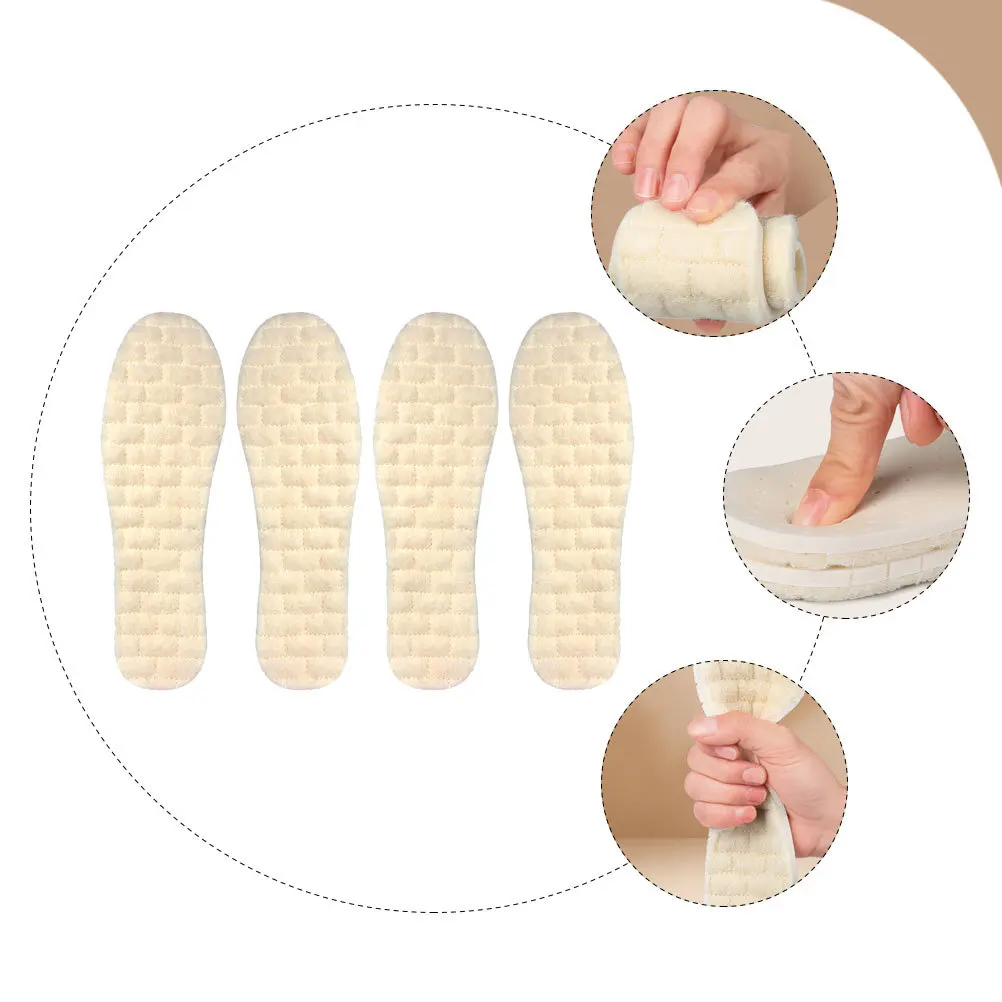 4pcs Warm Insoles Thickened Fleece Shoe Pads For Winter Boots Sneakers Reusable Boot Insoles Thicken Inner Sole Foot Care Tool
4pcs Warm Insoles Thickened Fleece Shoe Pads For Winter Boots Sneakers Reusable Boot Insoles Thicken Inner Sole Foot Care Tool