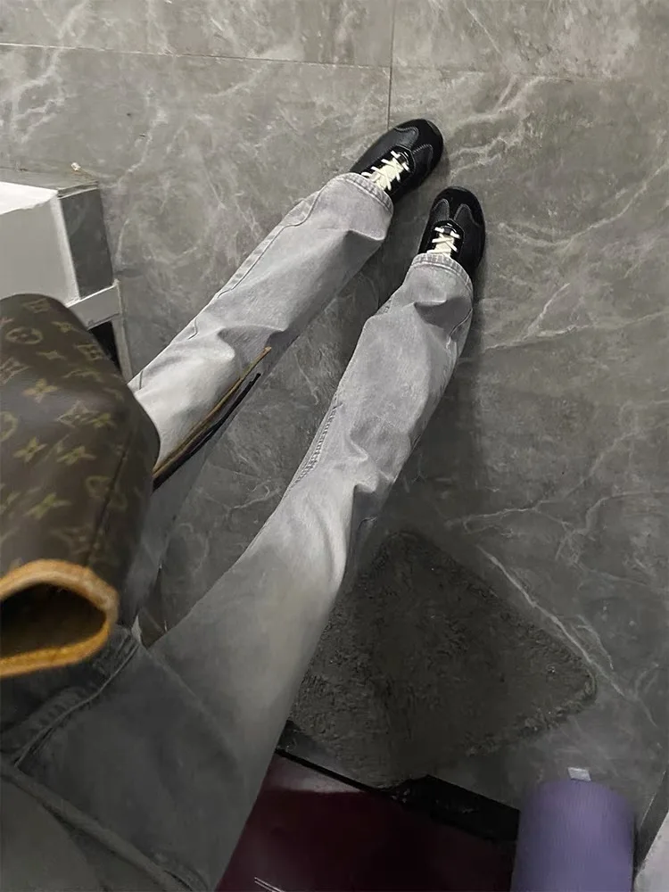 American High Street Slim Fit Micro Flared Jeans Women's Spring 2026 Small Size Thin Straight Narrow Version Padded Trousers
American High Street Slim Fit Micro Flared Jeans Women's Spring 2026 Small Size Thin Straight Narrow Version Padded Trousers