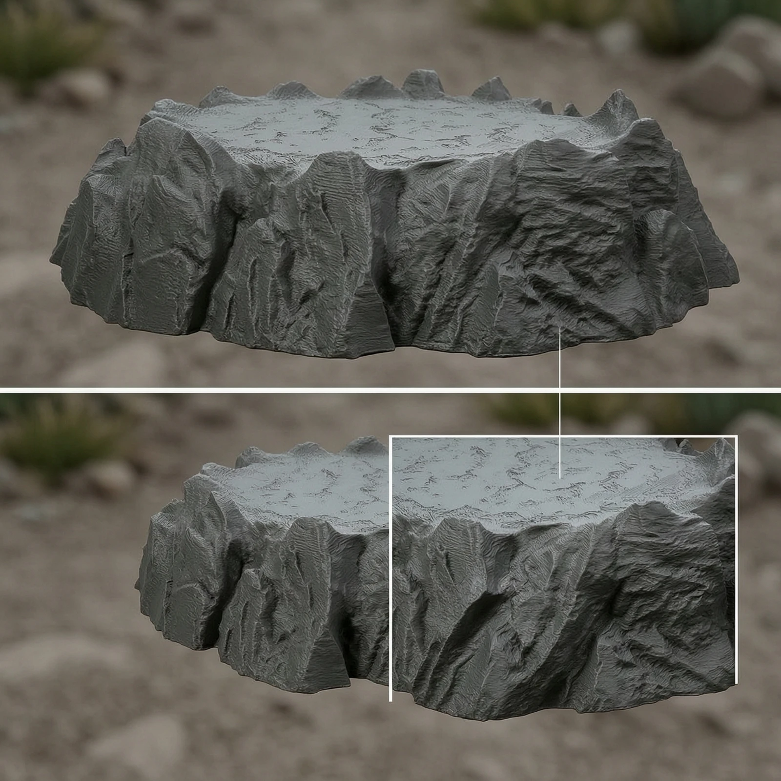 Model Car Display Base 1/64 Scale Rock Display Base Diorama Platform Irregular Scene Platform Matte for Collectors
Model Car Display Base 1/64 Scale Rock Display Base Diorama Platform Irregular Scene Platform Matte for Collectors